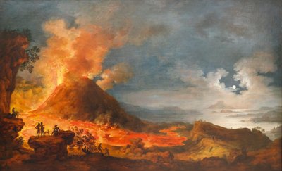 Ausbruch des Vesuvs, Italien, 14. Mai 1771 von Unknown